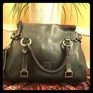 Dark green Dooney & Bourke Florentine Satchel